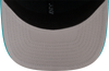 New Era 970 Stretch-Snap NBA Team Logo W/Logoman Snapback Cap (Charlotte Hornets/Teal)