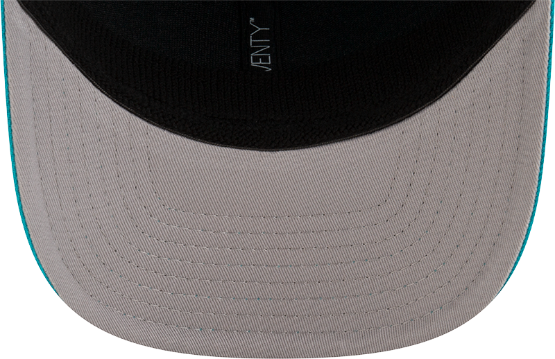 New Era 970 Stretch-Snap NBA Team Logo W/Logoman Snapback Cap (Charlotte Hornets/Teal)
