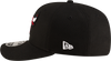 New Era 970 Stretch-Snap NBA Team Logo W/Logoman Snapback Cap (Chicago Bulls/Black)
