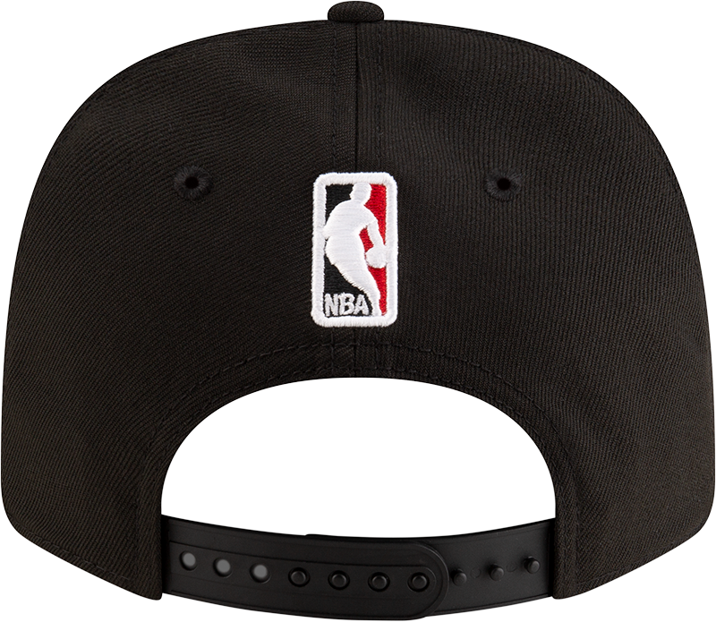 New Era 970 Stretch-Snap NBA Team Logo W/Logoman Snapback Cap (Chicago Bulls/Black)
