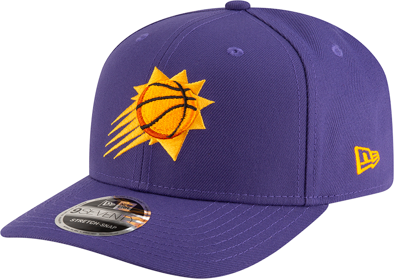 New Era 970 Stretch-Snap NBA Team Logo W/Logoman Snapback Cap (Phoenix Suns/Purple)