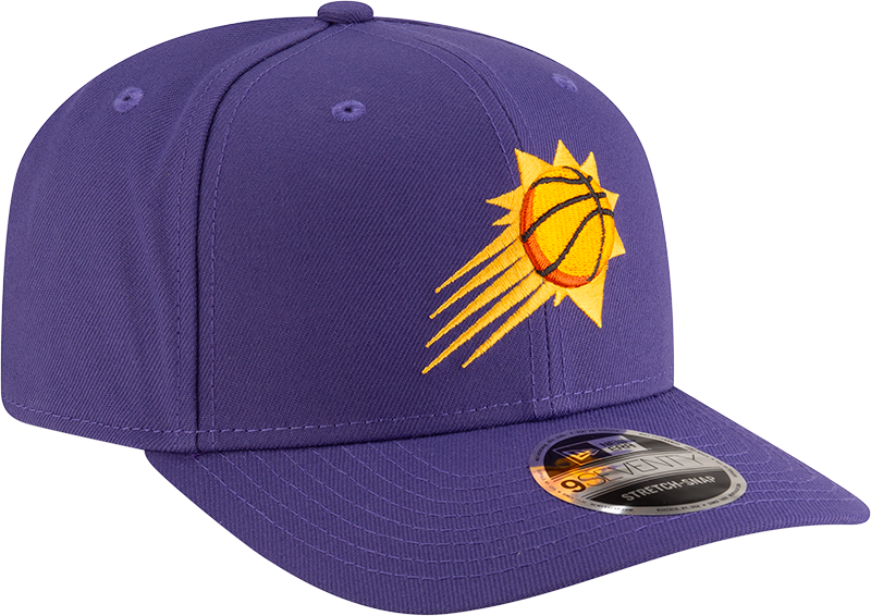 New Era 970 Stretch-Snap NBA Team Logo W/Logoman Snapback Cap (Phoenix Suns/Purple)