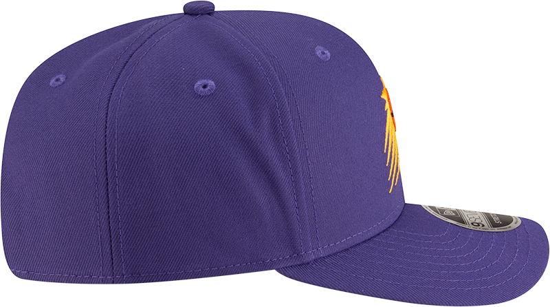 New Era 970 Stretch-Snap NBA Team Logo W/Logoman Snapback Cap (Phoenix Suns/Purple)