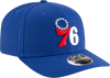 New Era 970 Stretch-Snap NBA Team Logo W/Logoman Snapback Cap (Philadelphia 76ers/Blue)