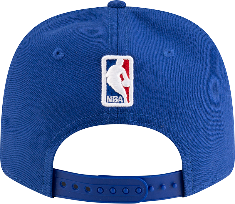 New Era 970 Stretch-Snap NBA Team Logo W/Logoman Snapback Cap (Philadelphia 76ers/Blue)
