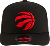 New Era 970 Stretch-Snap NBA Team Logo W/Logoman Snapback Cap (Toronto Raptors/Black)