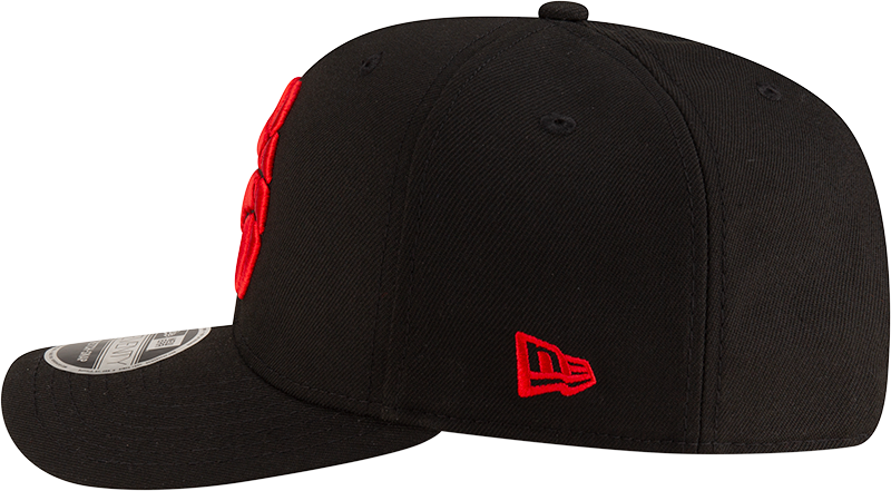 New Era 970 Stretch-Snap NBA Team Logo W/Logoman Snapback Cap (Toronto Raptors/Black)