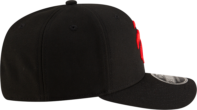 New Era 970 Stretch-Snap NBA Team Logo W/Logoman Snapback Cap (Toronto Raptors/Black)