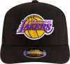 New Era 970 Stretch-Snap NBA Team Logo W/Logoman Snapback Cap (Los Angeles Lakers/Black)