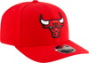 New Era 970 Stretch-Snap NBA Team Logo W/Logoman Snapback Cap (Chicago Bulls/Red)