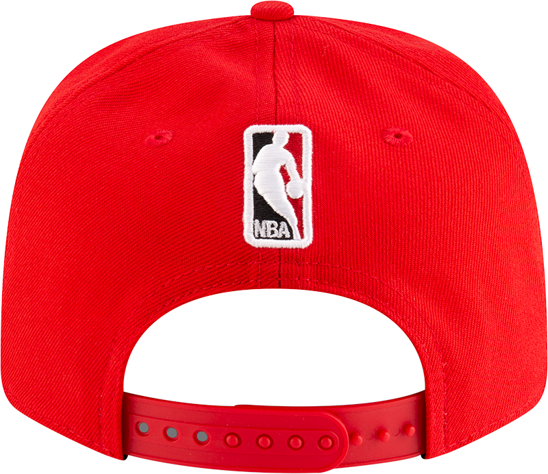 New Era 970 Stretch-Snap NBA Team Logo W/Logoman Snapback Cap (Chicago Bulls/Red)