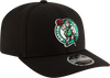 New Era 970 Stretch-Snap NBA Team Logo W/Logoman Snapback Cap (Boston Celtics/Black)