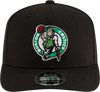 New Era 970 Stretch-Snap NBA Team Logo W/Logoman Snapback Cap (Boston Celtics/Black)