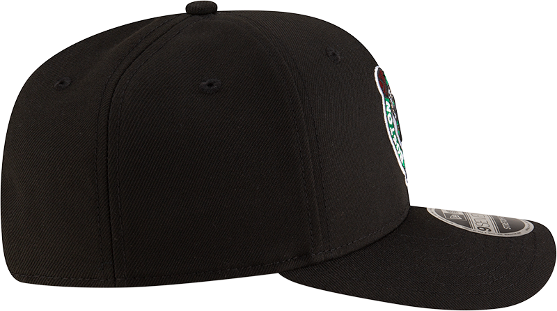 New Era 970 Stretch-Snap NBA Team Logo W/Logoman Snapback Cap (Boston Celtics/Black)