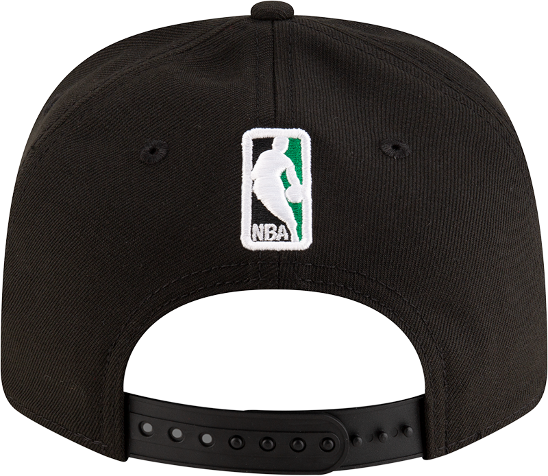 New Era 970 Stretch-Snap NBA Team Logo W/Logoman Snapback Cap (Boston Celtics/Black)