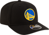 New Era 970 Stretch-Snap NBA Team Logo W/Logoman Snapback Cap (Golden State Warriors/Black)