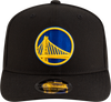 New Era 970 Stretch-Snap NBA Team Logo W/Logoman Snapback Cap (Golden State Warriors/Black)