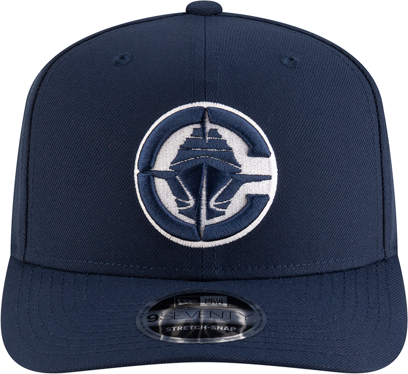 New Era 970 Stretch-Snap NBA Team Logo W/Logoman Snapback Cap (Los Angeles Clippers/Navy)