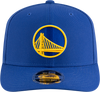 New Era 970 Stretch-Snap NBA Team Logo W/Logoman Snapback Cap (Golden State Warriors/Blue)