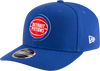 New Era 970 Stretch-Snap NBA Team Logo W/Logoman Snapback Cap (Detroit Pistons/Blue)
