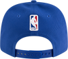 New Era 970 Stretch-Snap NBA Team Logo W/Logoman Snapback Cap (Detroit Pistons/Blue)
