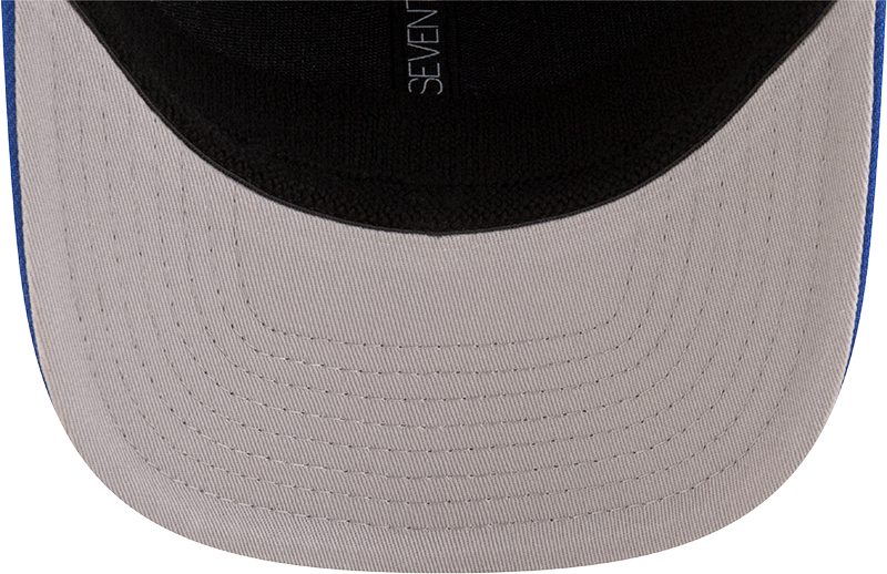 New Era 970 Stretch-Snap NBA Team Logo W/Logoman Snapback Cap (Detroit Pistons/Blue)