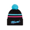 New Era NBA City Edition Knit Beanie (Miami Heat)