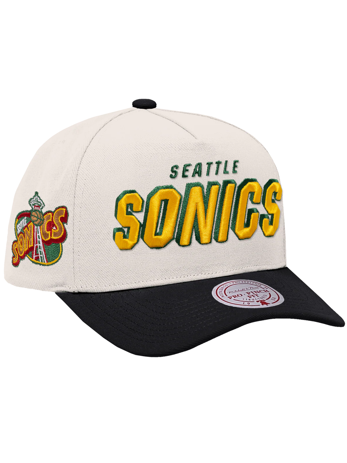 M&N Draft Day Pro Pinch Snapback Seattle Supersonics