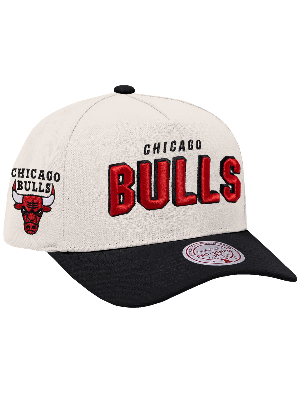 M&N Draft Day Pro Pinch Snapback - Chiacgo Bulls