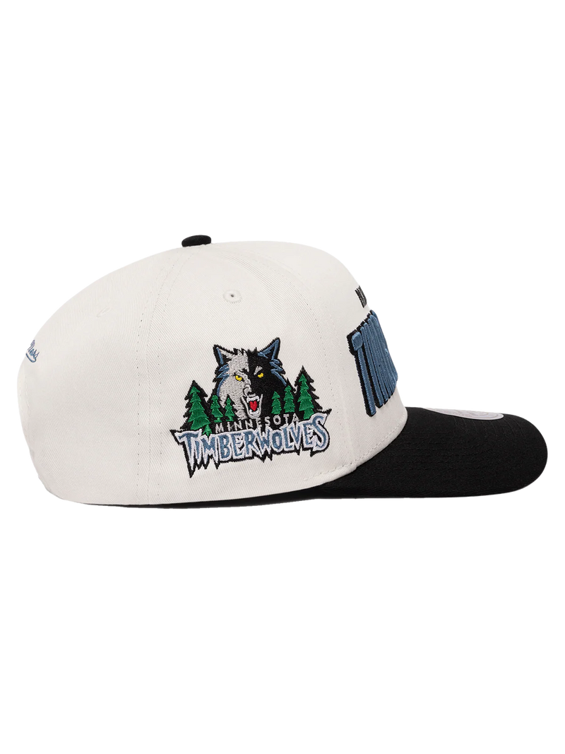 M&N Draft Day Pro Pinch Snapback - Minnesota Timberwolves