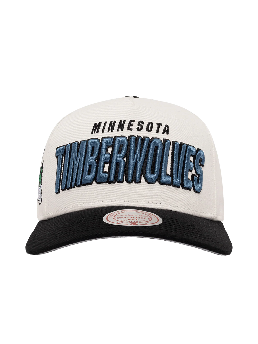 M&N Draft Day Pro Pinch Snapback - Minnesota Timberwolves