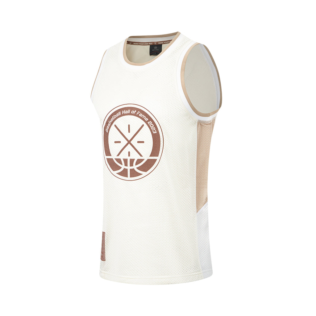 Li-Ning Wade HOF Jersey - Cream - AAYT735-2