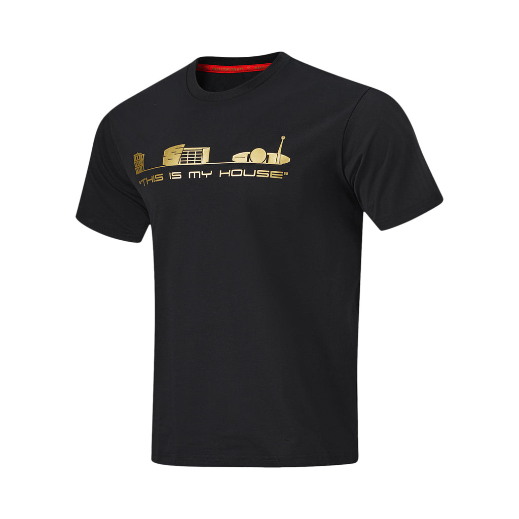 Li-Ning Wade "This is my House" HOF Tee - Black - AHST939-1