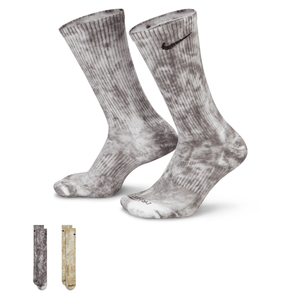 Nike Everyday Plus Cushioned Tie-Dye Crew Socks (2 Pairs) DM3407-914