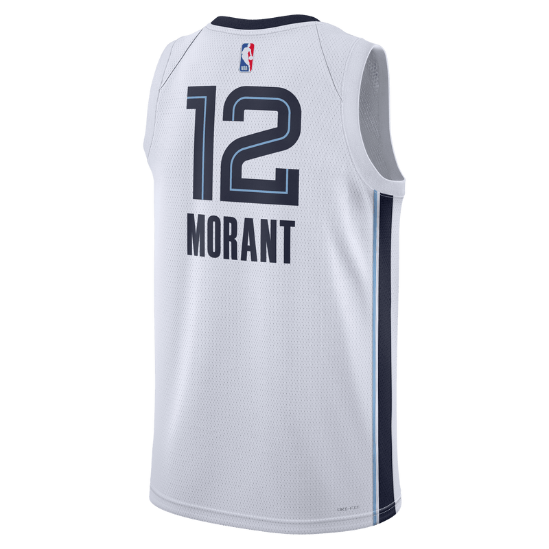 Maillot NBA Memphis Grizzlies 2023 Association swingman signé par Ja Morant