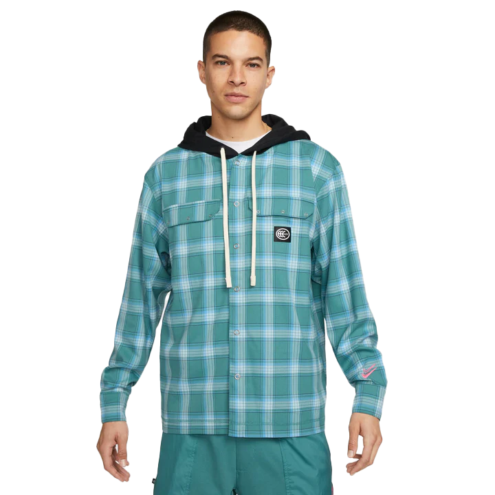 KD Hooded Basketball Flannel - DX0728-379