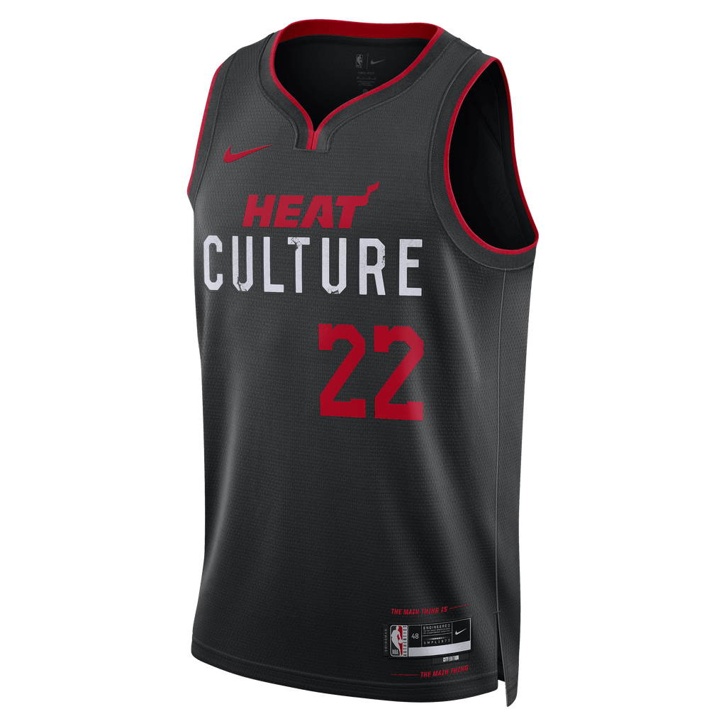 Nike 2023/24 NBA City Edition Swingman Jersey Jimmy Butler - DX8508-011 (Miami Heat)