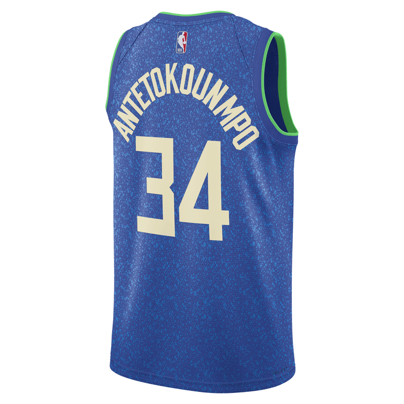 Nike 2023/24 NBA City Edition Swingman Jersey Giannis Antetokounmpo - DX8509-407 (Milwaukee Bucks)