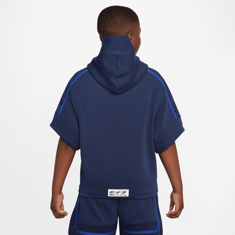 Nike basketball short sleeve top hoodie