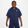 Youth Nike Culture of Basketball Short Sleeve Hoodie - FB1063-410
