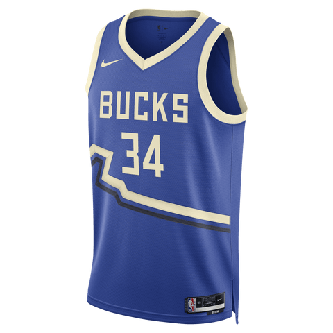 Giannis Antetokounmpo Jersey Bucks City Edition 2019 Nike NBA City