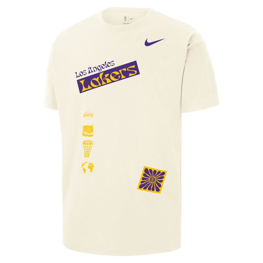 Nike NBA Courtside Oversize Tee - Los Angeles Lakers FV9273-901