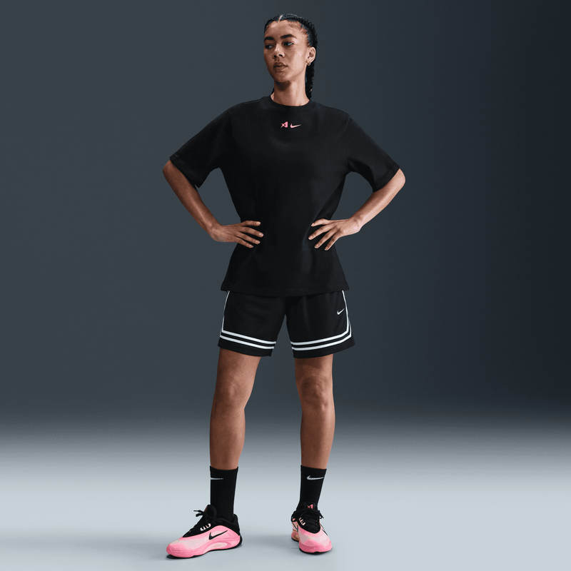 Womens Nike A'ja Signature SS Shirt HQ1696-010