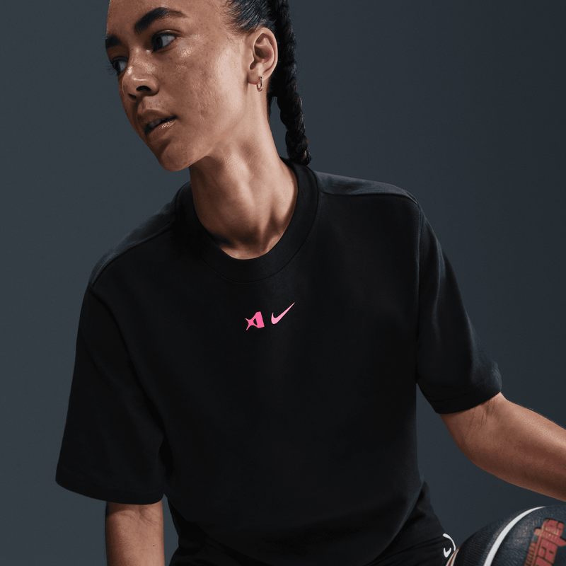 Womens Nike A'ja Signature SS Shirt HQ1696-010