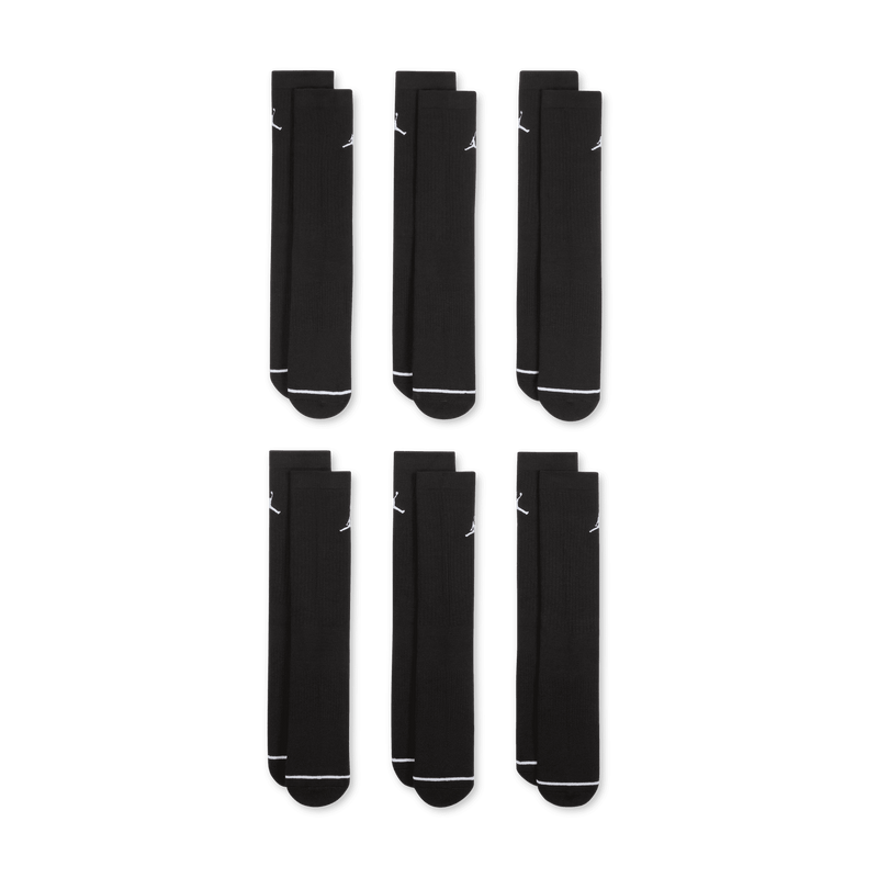 Jordan Everyday  Cushioned Crew Socks (6 pairs) - HV6228-010