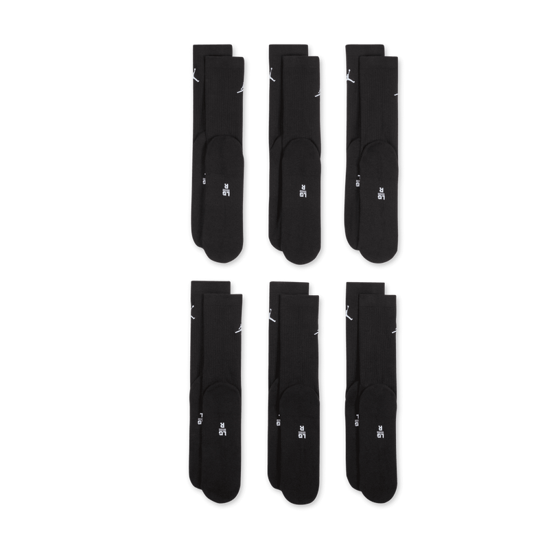 Jordan Everyday  Cushioned Crew Socks (6 pairs) - HV6228-010