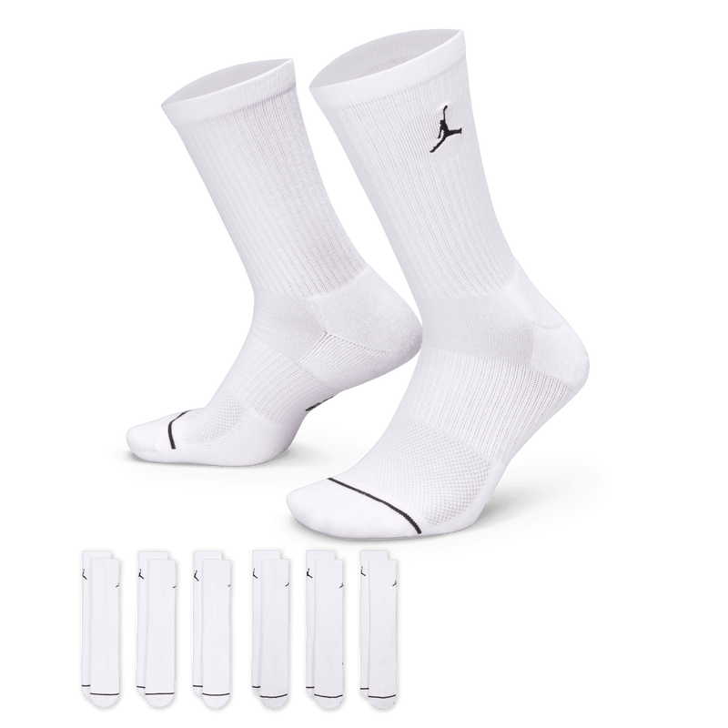 Jordan Everyday  Cushioned Crew Socks (6 pairs) - HV6228-100