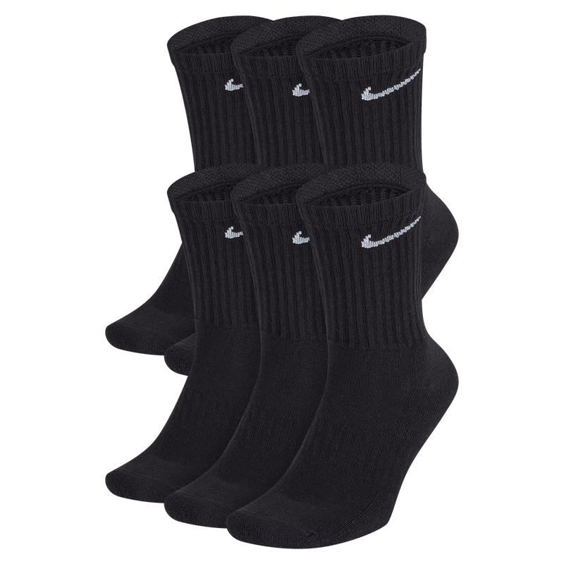 Nike Everyday Cushioned Crew Sock 6 Pack - SX7666-010