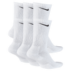Nike Everyday Cushioned Crew Sock 6 Pack - SX7666-100