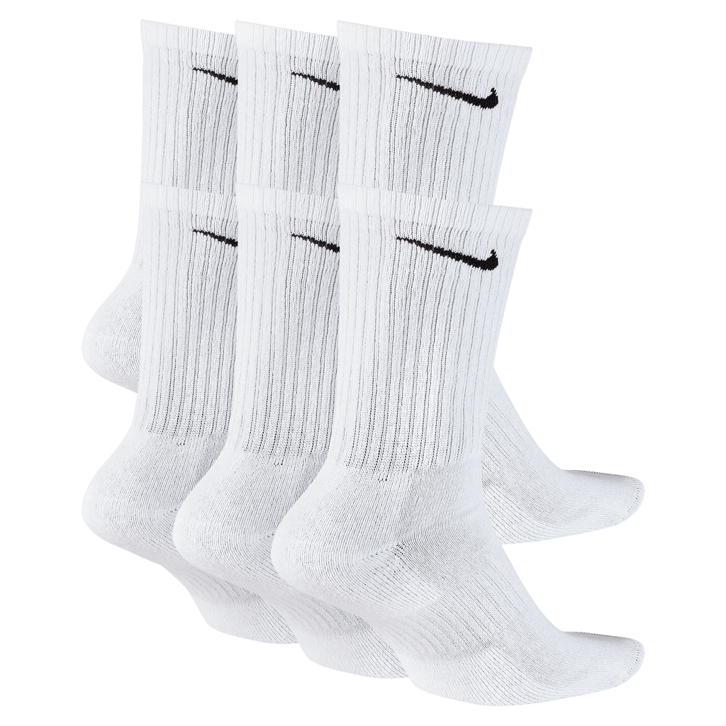 Nike Everyday Cushioned Crew Sock 6 Pack - SX7666-100